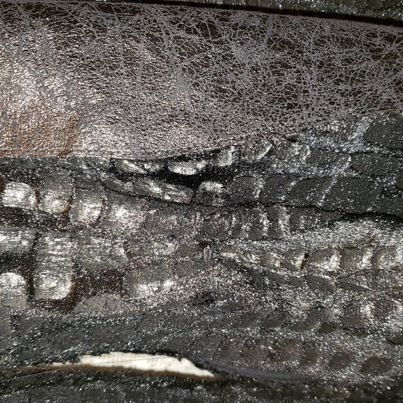 VINTAGE CHI REVERISABLE FAUX LEATHER JACKET BY Carlos Falchi - Picture 6 of 9